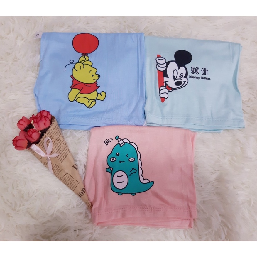 Quần đùi cotton in hình ngộ nghĩnh cho bé yêu loại đẹp