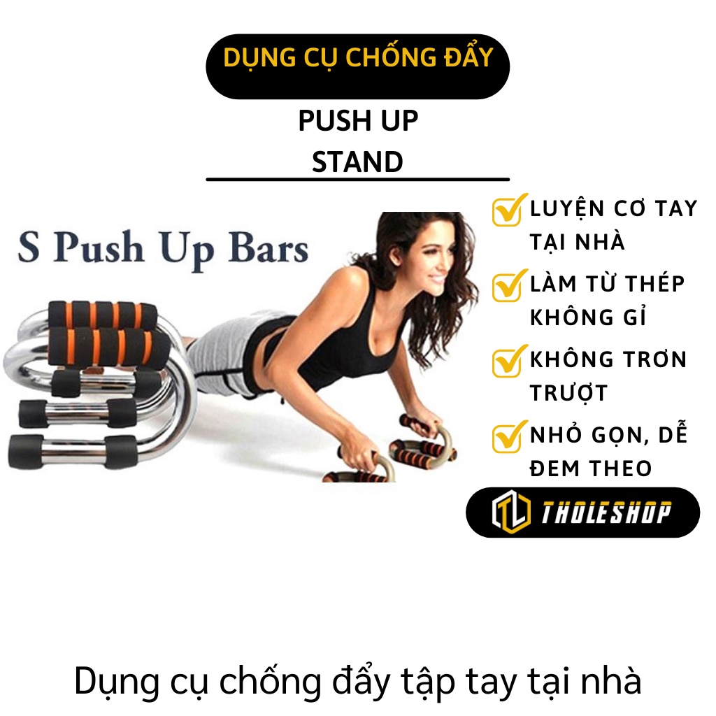 Tay cầm chống đẩy - Dụng cụ tập gym tại nhà chống đẩy Push Up Stand tiện lợi 3090