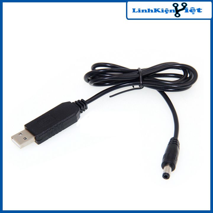 Dây USB dài 1 mét đầu vào 5V đầu ra 9V / 12V
