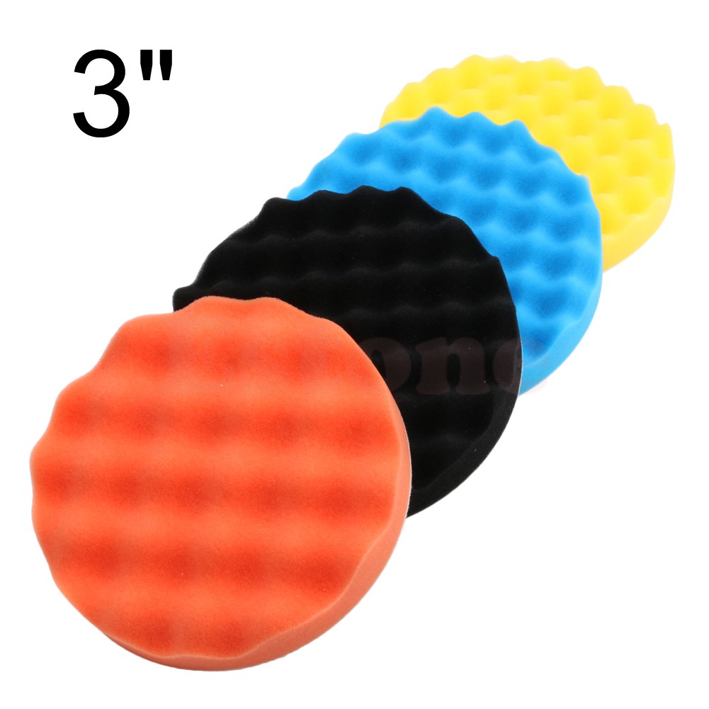 Bộ 4 mút đánh bóng xe hơi 3 inch chuyên dụng