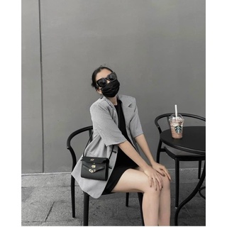 Set Blazer Kèm Váy Body (ảnh cận chất)