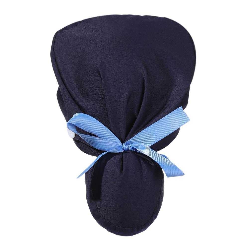 1 Mũ Trùm Đầu Cột Tóc Đuôi Ngựa Bằng Vải Cotton Có Thể Điều Chỉnh Kích Thước