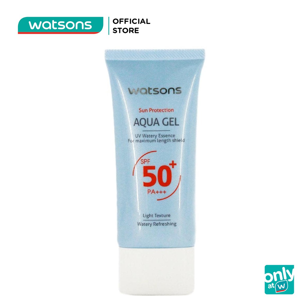 Gel Chống Nắng Watsons Sun Protection Aqua Watery Refreshing SPF50+ PA+++ 50ml