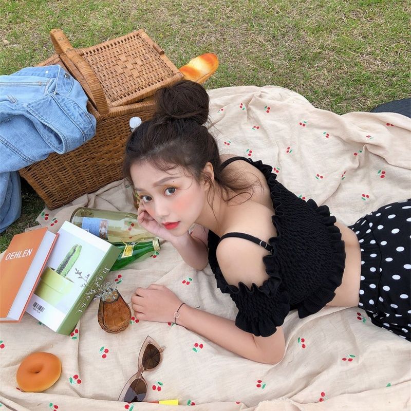 Bộ Đồ Bơi Hai Mảnh Chấm Bi Nâng Ngực Phong Cách Hàn Quốc 88243 | BigBuy360 - bigbuy360.vn