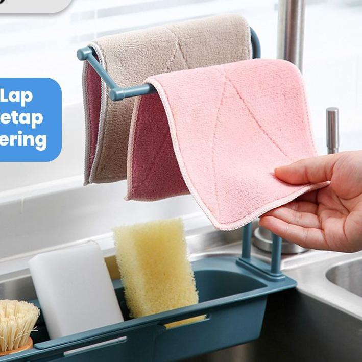 Giá Đựng Mút Rửa Chén / Xà Phòng Gắn Vòi Nước Tiện Dụng Cho Nhà Bếp Hrm107 | BigBuy360 - bigbuy360.vn