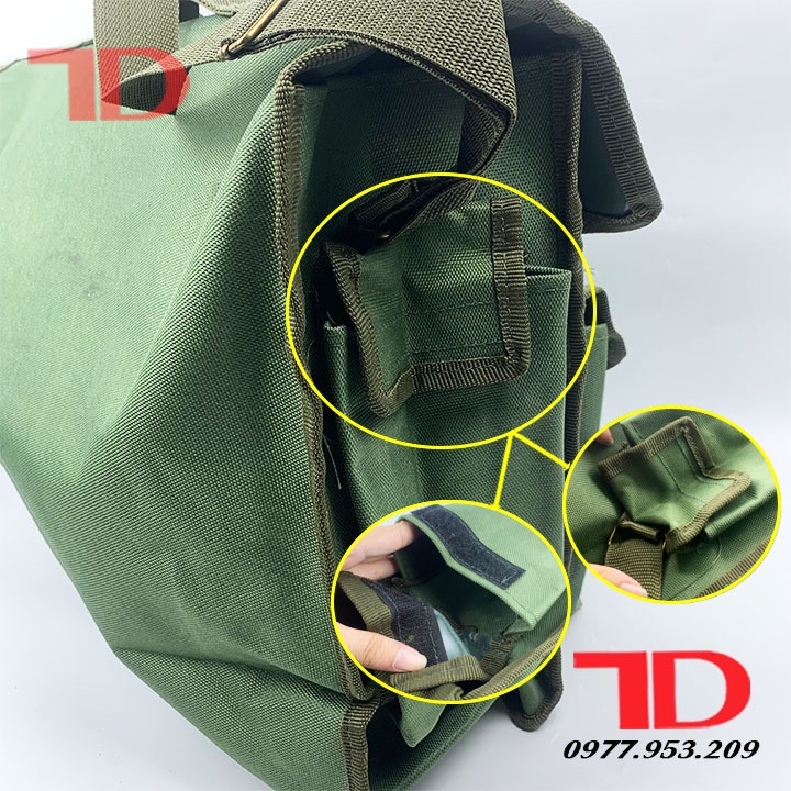 Túi đựng đồ nghề sửa chữa loại ngang size đại, túi đựng đa năng tiện lợi