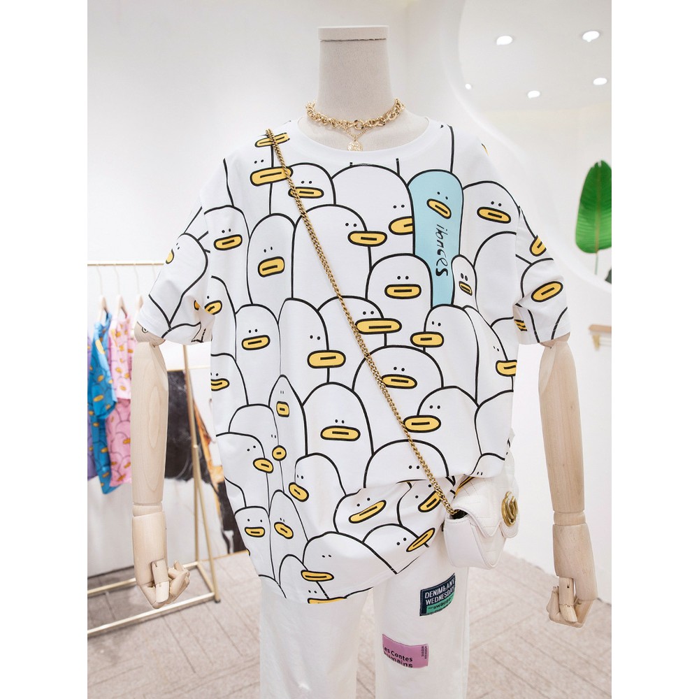 Áo phông vịt cute ngộ nghĩnh nhiều màu