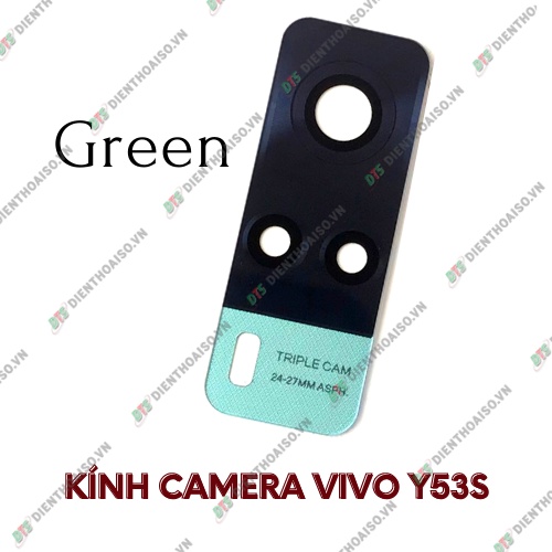 Mặt kính camera vivo y53s có sẵn keo dán