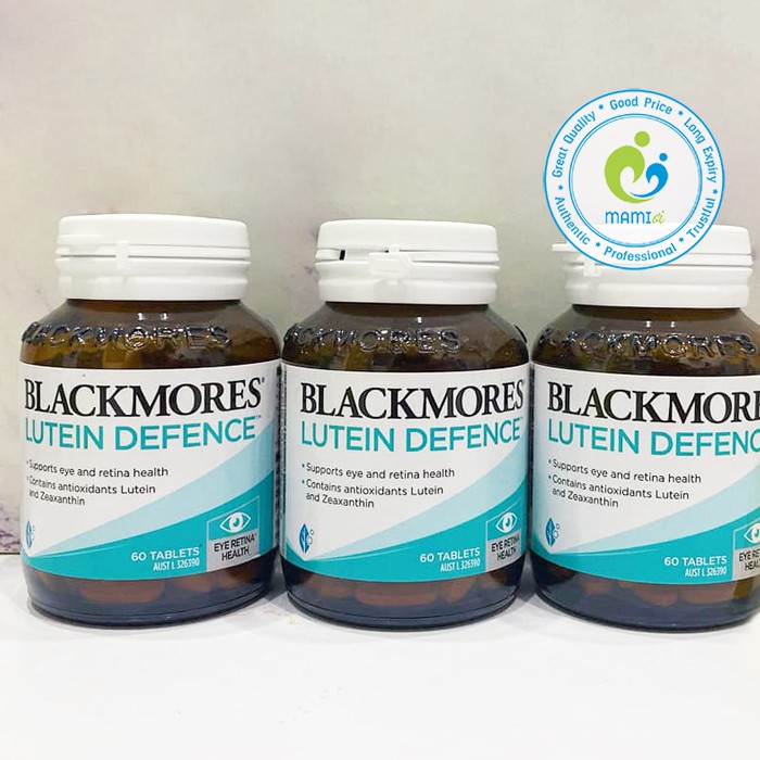 Viên uống  bổ mắt cho người cận thị từ 18 tuổi trở lên Blackmores Lutein Defence, Úc