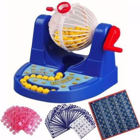 BỘ LÔ TÔ QUAY LỒNG NHỰA BINGO 90 SỐ, BỘ GIẤY, BỘ LỒNG SẮT 75 SỐ