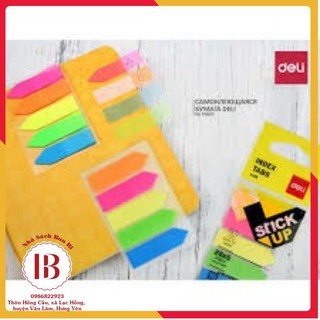 GIẤY PHÂN TRANG NILONG 5 MÀU DELI A106, GIẤY NOTE GHI CHÚ