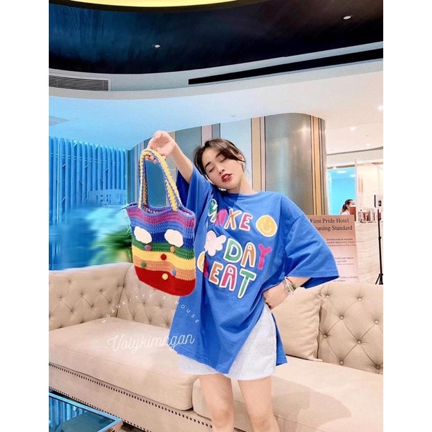 (Order)Áo thun xẻ tà chữ thái lan
