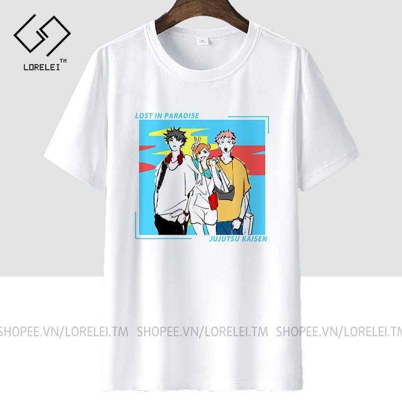 Áo thun Jujutsu Kaisen Lost in Paradise Collections ngắn tay