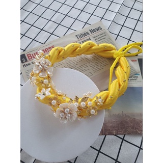 Mấn đội đầu cô dâu hoa ngọctrai hàng thủ công, Mấn áo dài, mấn cách tân