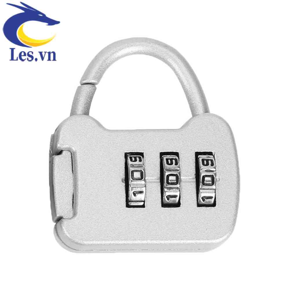 Ổ Khóa Mật Khẩu 3 Số Mini Bằng Kẽm Dùng Cho Vali