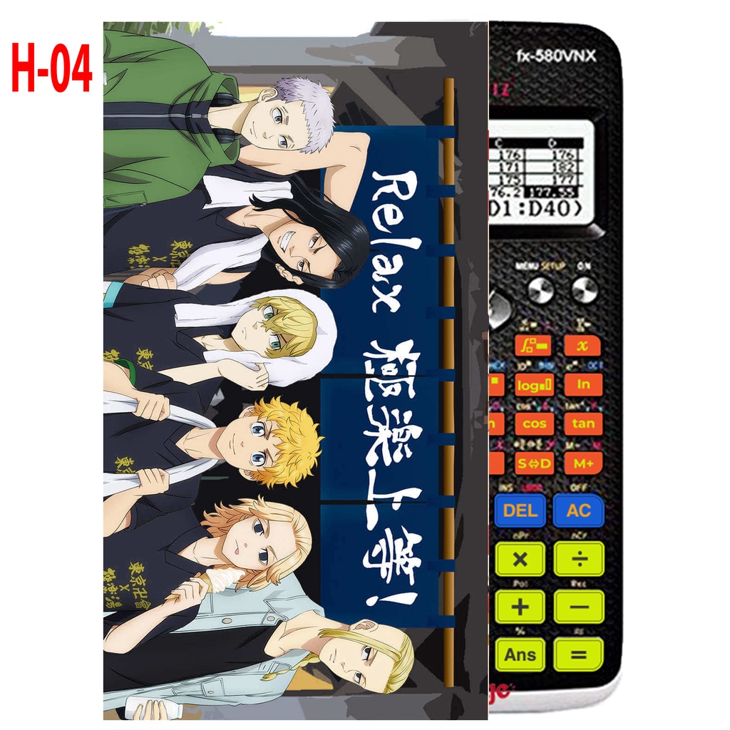Decal Máy tính CASIO fx570, fx580...anime Tokyo Revengers