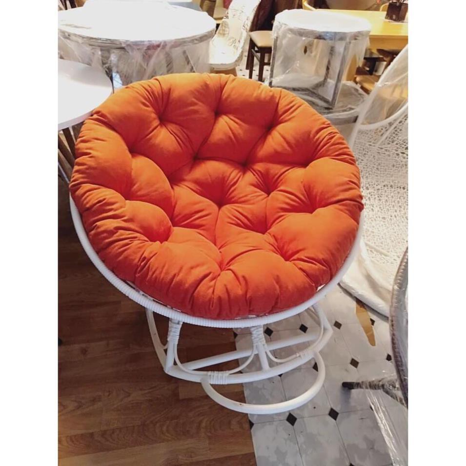 Ghế Papasan Bập Bênh Thư Giãn Đọc Sách - Phong Cách Châu Âu