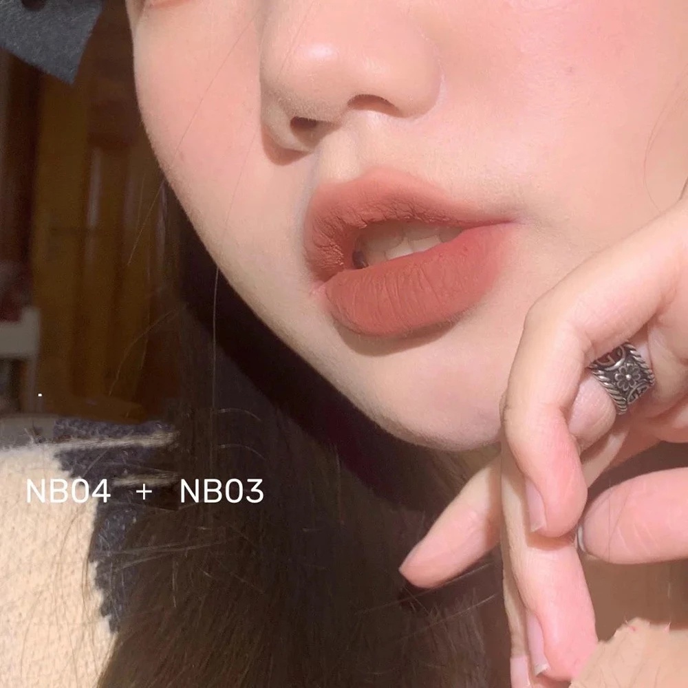 Son Môi Dạng Lỏng Dưỡng Ẩm Chống Thấm Nước Lâu Trôi Không Dính Thành Cốc