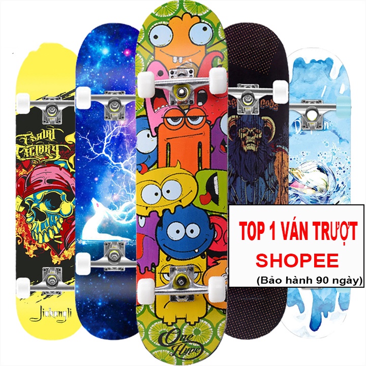 Ván trượt thể thao, ván trượt người lớn, ván trượt skateboard 80 cm