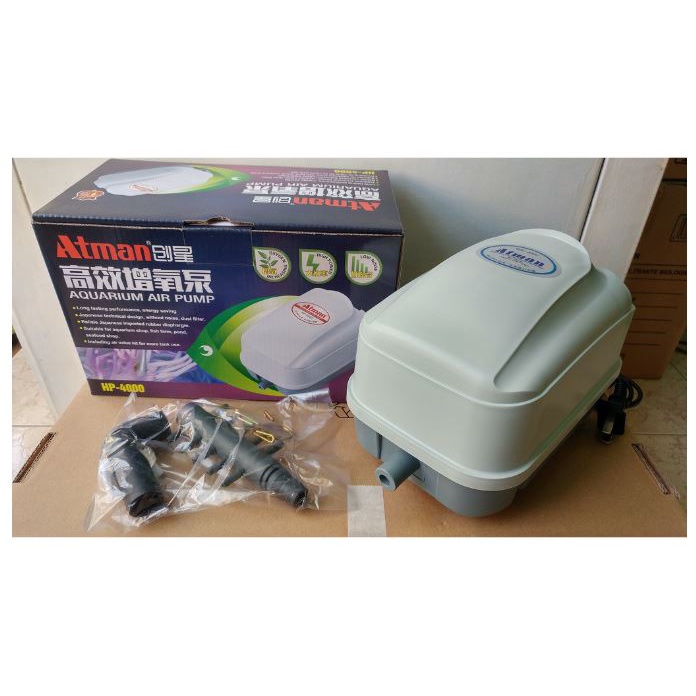 Máy sục khí, sủi khí Oxy Atman Hp 4000 | HP 8000 | HP 12000 (Chính Hãng ATMAN HP4000, HP8000, HP1200