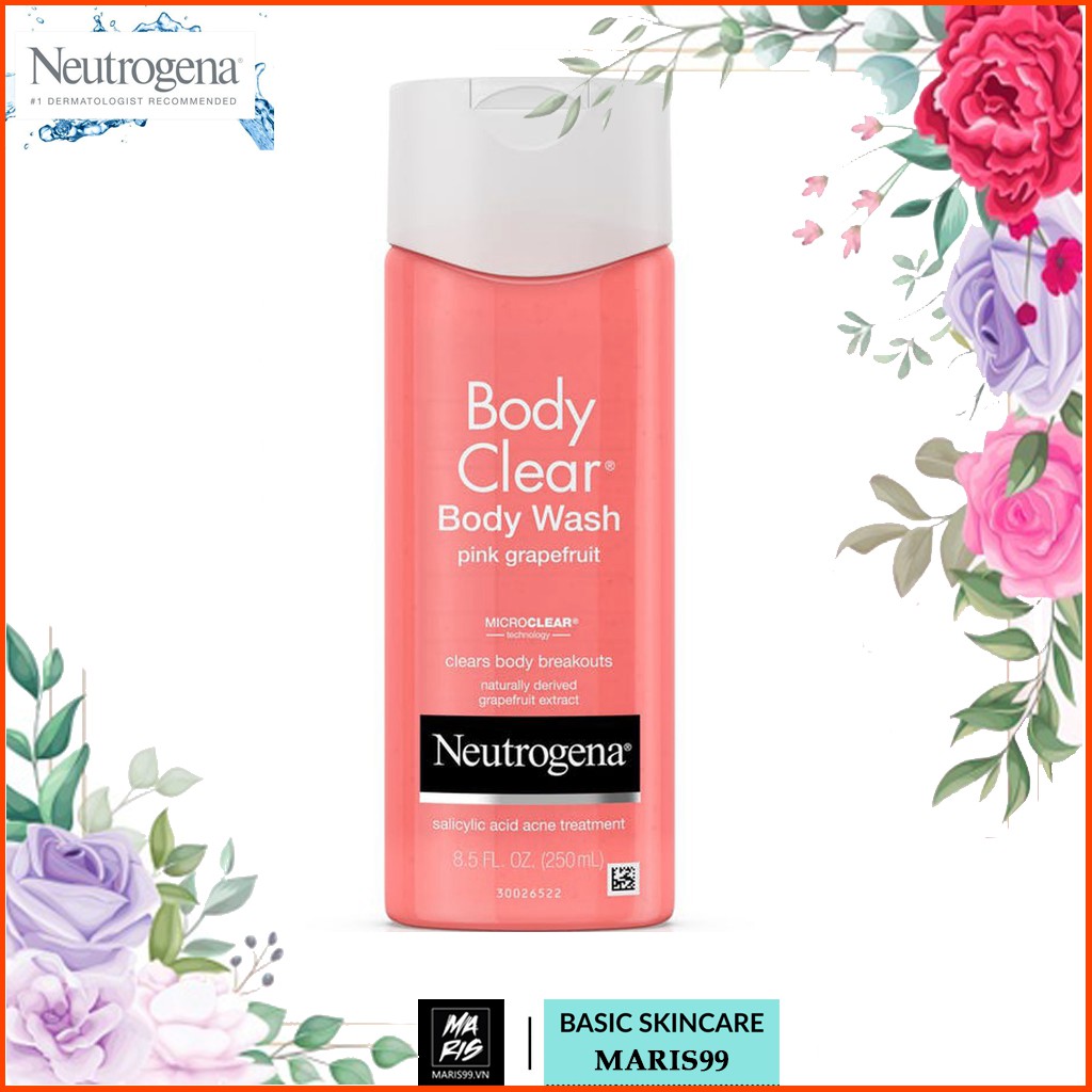 Sữa tắm Neutrogena Body Clear Body Wash Pink Grapefruit (250mL)