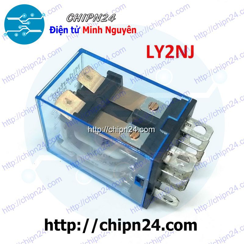 [1 CON] Relay Kiếng LY2NJ 8 chân 10A 24VDC (LY2N-J JQX-13F)