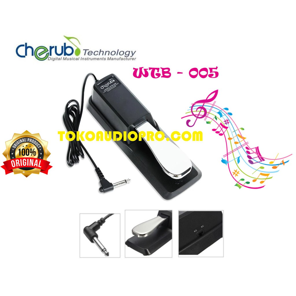 Bàn Đạp Cherub Wtb005 Wtb 005 Chuyên Dụng Cho Đàn Piano / Piano