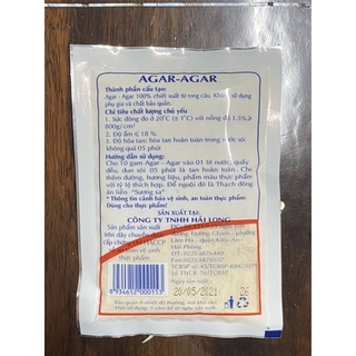 Bột Thạch Rau Câu Giòn Agar - Agar Hải Long (50g)