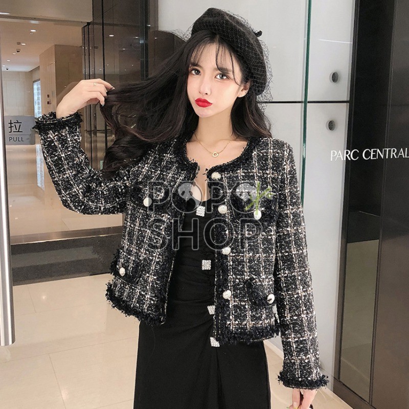 Áo dạ Tweed phong cách thời trang sang chảnh năm 2022