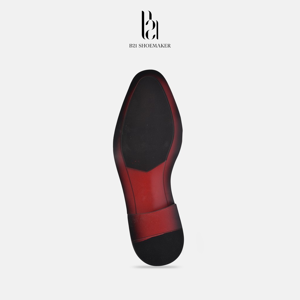 Giày Buộc Dây OXFORD Da Bò Thật Đế Phíp Gỗ Lót Giày Thoáng Khí 0,5cm Phong Cách CLASIC Công Sở Basic - B21 Shoemaker