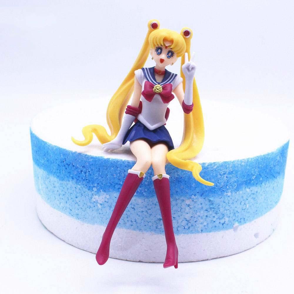 DARNELL Sailor Moon Mô Hình Nhân Vật Thủy Thủ Mặt Trăng Bằng PVC