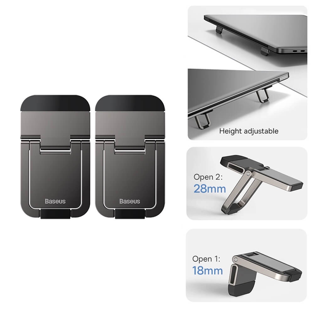 ĐẾ TẢN NHIỆT NHÔM CNC M_CBOOK VÀ LAPTOP BASEUS