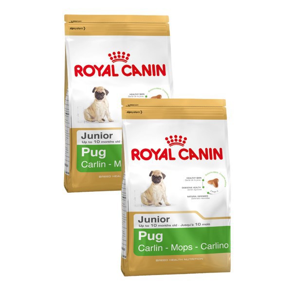 Thức ăn hạt khô dành cho giống chó Pug từ 2 - 10 tháng tuổi Pug Junior Royal Canin