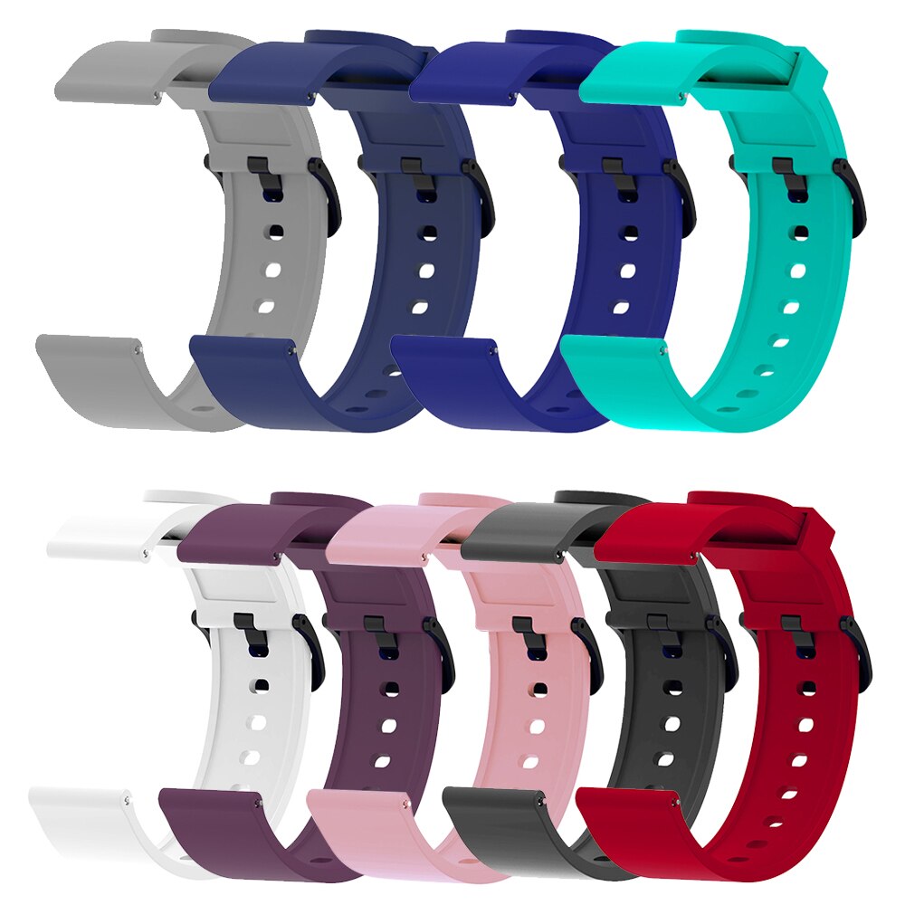 Dây đeo silicon 20mm thay thế cho đồng hồ thông minh Haylou LS02 Xiaomi Haylou Smart Watch 2