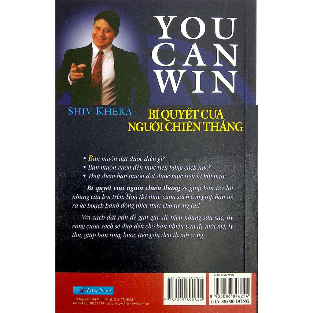 Sách - Bí Quyết Của Người Chiến Thắng - You Can Win - First News