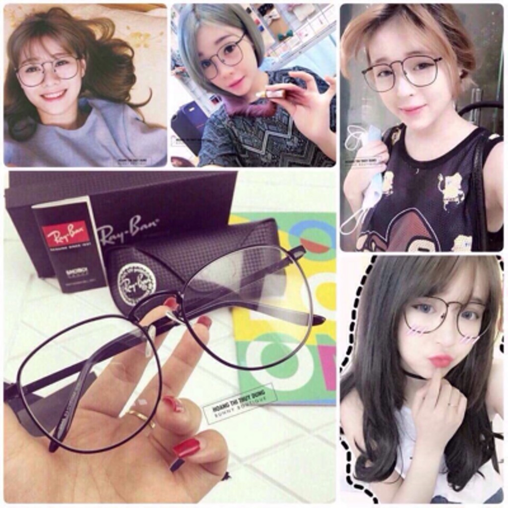Kính Vuông tròn ngố ulzzang các màu không độ nobita | BigBuy360 - bigbuy360.vn