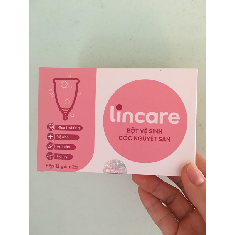 Bột tiệt trùng dùng cho cốc nguyệt san Lincare