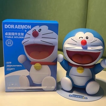 [ CHÍNH HÃNG - CÓ SẴN ] Mô hình kèm giá đỡ điện thoại, ipad size lớn Doraemon
