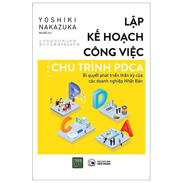 Sách - Combo 5 Cuốn Sách PDCA, OKR, KANBAN, KPI, Kaizen (  Kèm Sổ Tay ) [1980 Books]