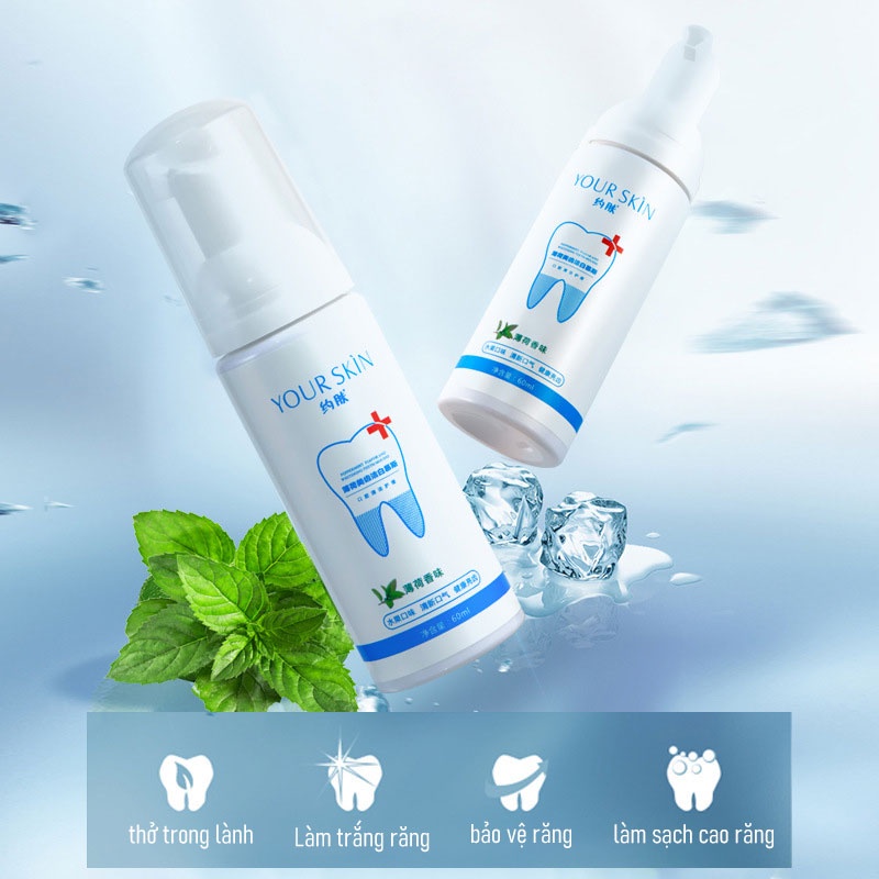 Kem Đánh Răng Dạng Bọt Làm Trắng Răng