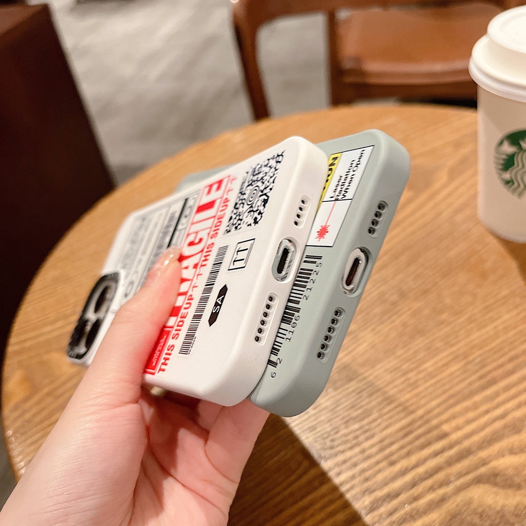 Ốp Điện Thoại Mềm Hình Nhãn Hiệu Cho iPhone13Pro iP12Pro XS iPhone11 12Promax 13 11 12 13