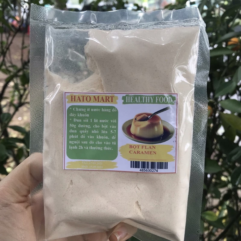 100G bột pudding: trứng  dâu, matcha trà xanh, socola, khoai môn, việt quất, sầu, xoài, dừa