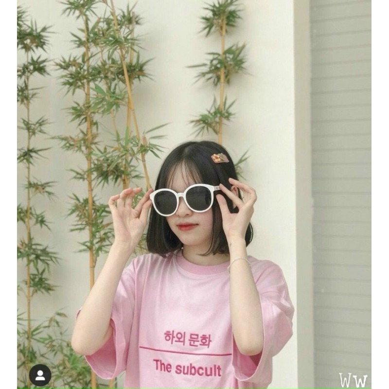 áo thun hàn quốc form rộng thêu chữ