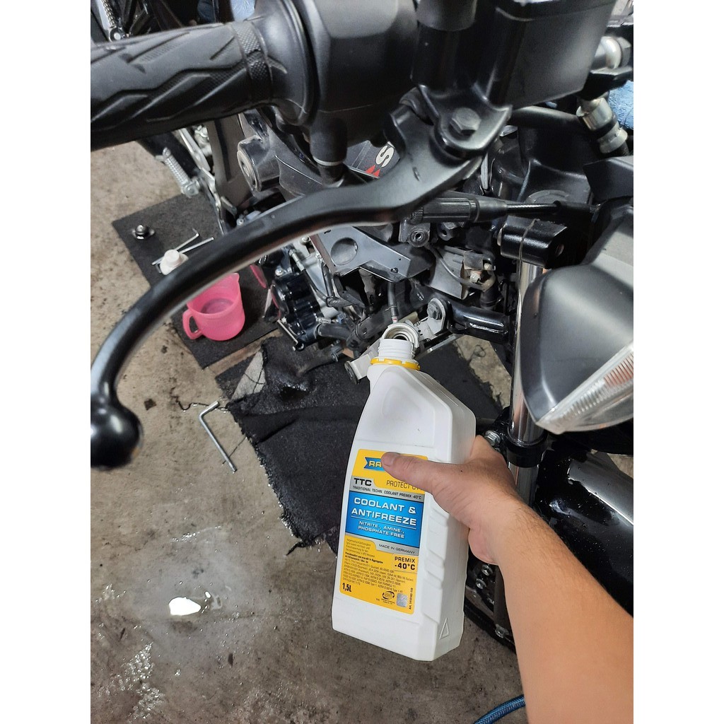 Nước làm mát nhập khẩu Ravenol TTC - Protect C11 Premix -40ºC