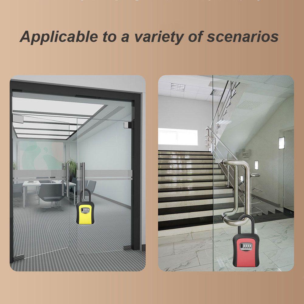 KUNHEV Hộp Đựng Chìa Khóa Gắn Tường Bằng Hợp Kim Nhôm Mới