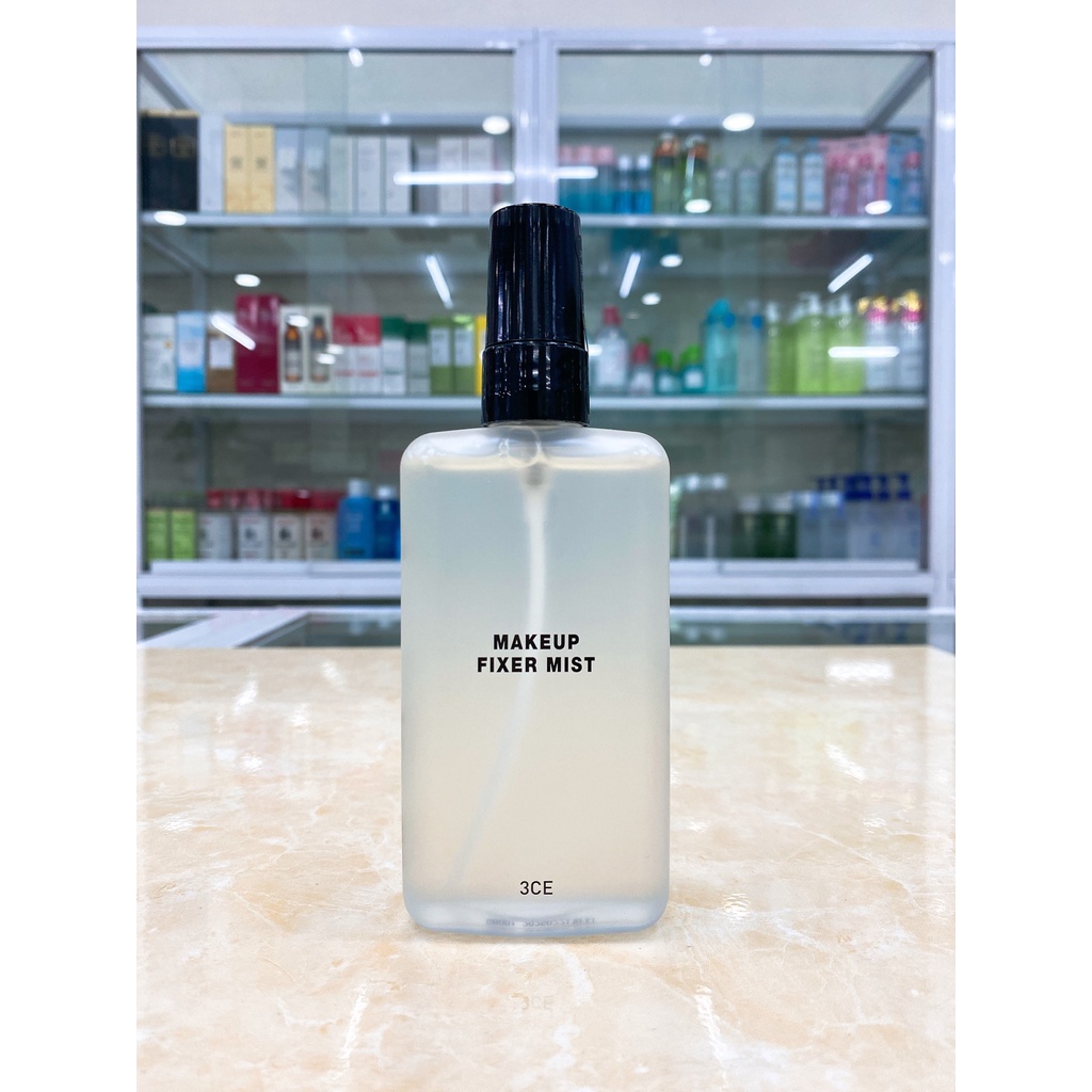 Xịt Khoáng Khóa Nền 3CE Makeup Fixer Mist - Shimmer Makeup Fixer 100ml Hàn Quốc