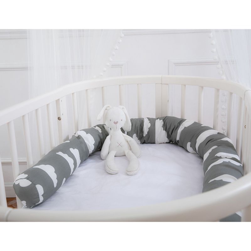 Set đệm chặn cũi em bé bằng cotton mềm mại tiện dụng