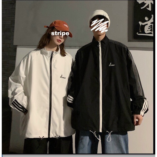 Áo khoác nam nữ unisex form rộng dây kéo họa tiết chữ vải dù 2 lớp phong cách Hàn Quốc  - ĐĂNG QUANG FASHION