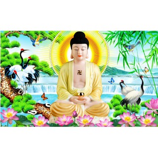 Tranh đính đá phật a di đà df2935