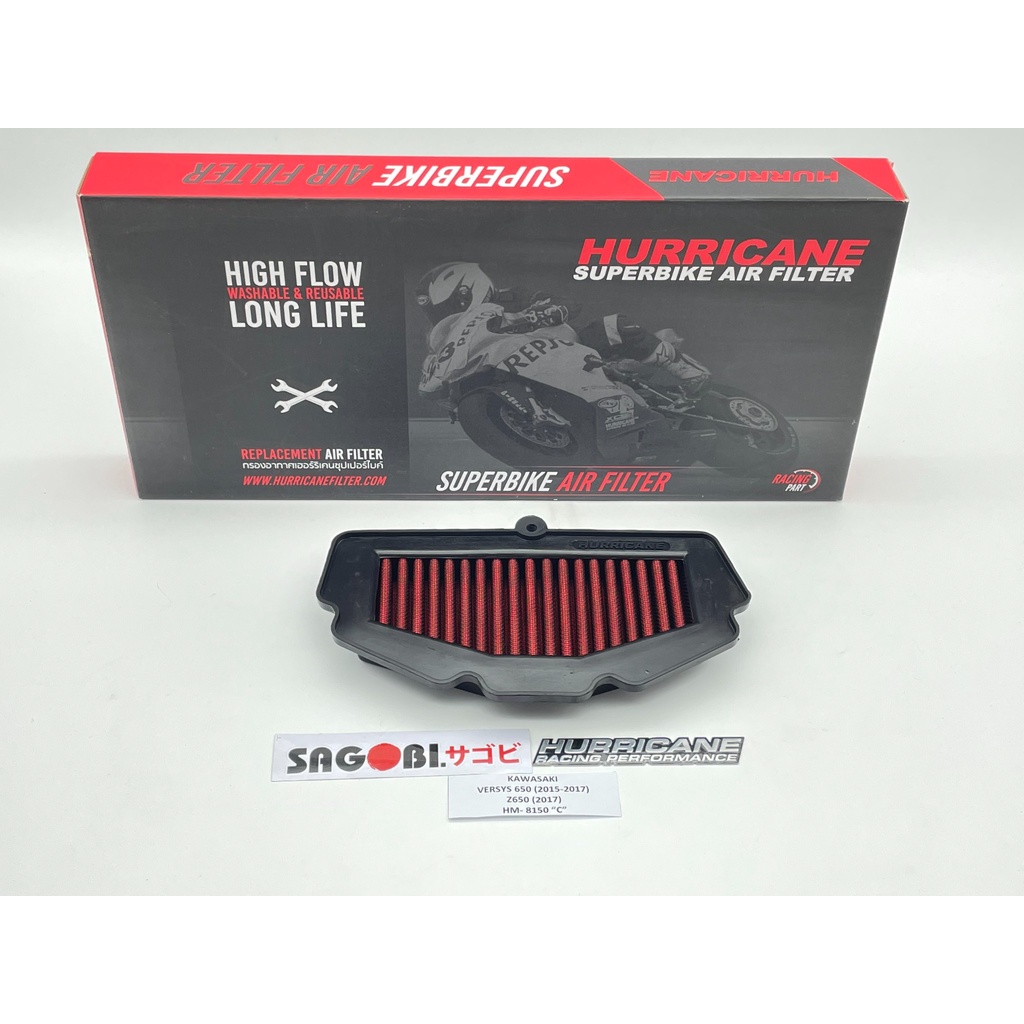 KAWASAKI Z650 LỌC GIÓ HURRICANE  mã HM-8150